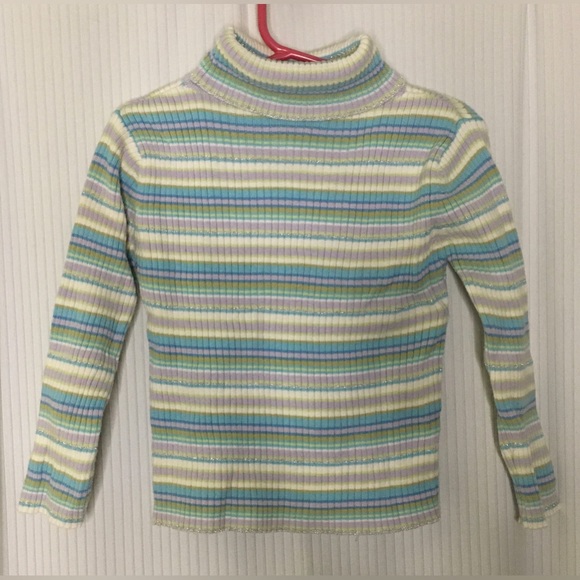 Bum Equipment - Kids Striped Turtleneck Sweater - 3T - Picture 4 of 7